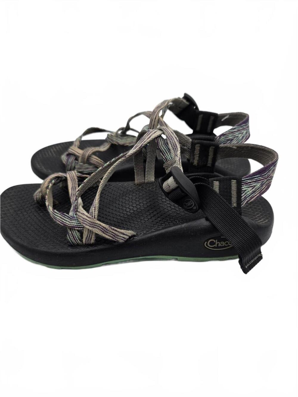 Womens Chaco ZX/2 Classic Sport Sandals Size 7 Stripe Waterproof Hiking Camping